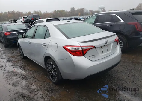 2015 Toyota Corolla L из США, поврежденный, VIN 2T1BURHE3FC380466